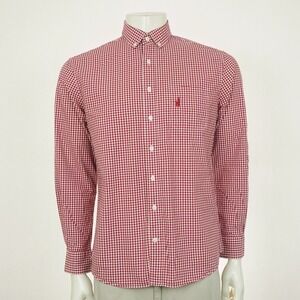 johnnie-O Red Gingham Casual Button Down Shirt